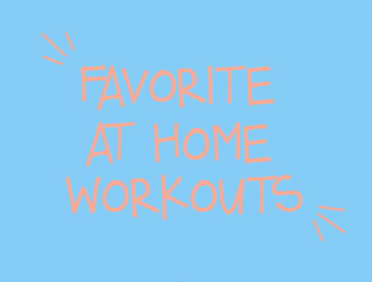 Favorite At Home Workouts by Kristen Christopher