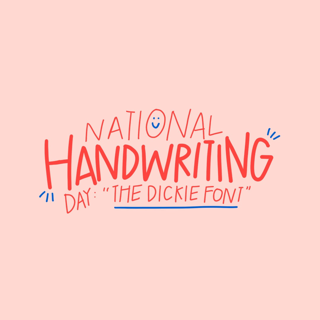 National Handwriting Day: "The Dickie Font" Story