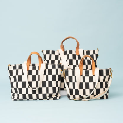 Getaway Bag - Black Checker