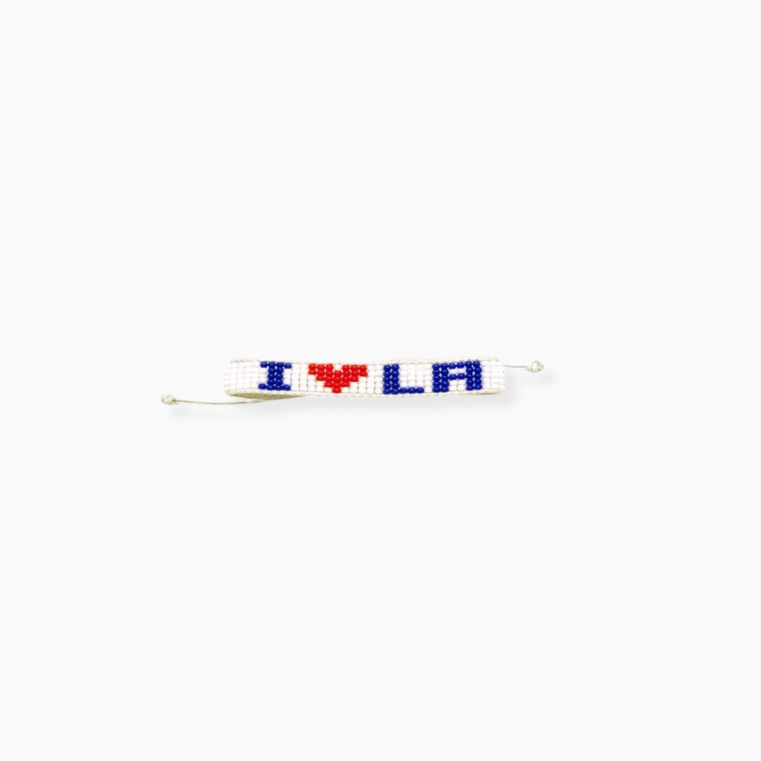 I ❤️ LA Bracelet - White