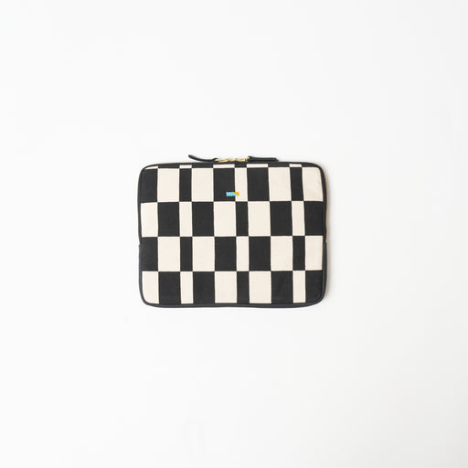 iPad Sleeve - Black Checker