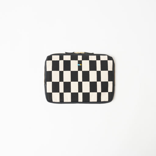 Laptop Sleeve - Medium - Black Checker