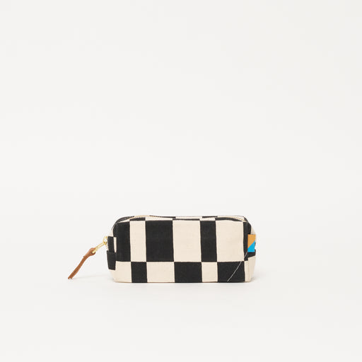 Pencil Case - Black Checker