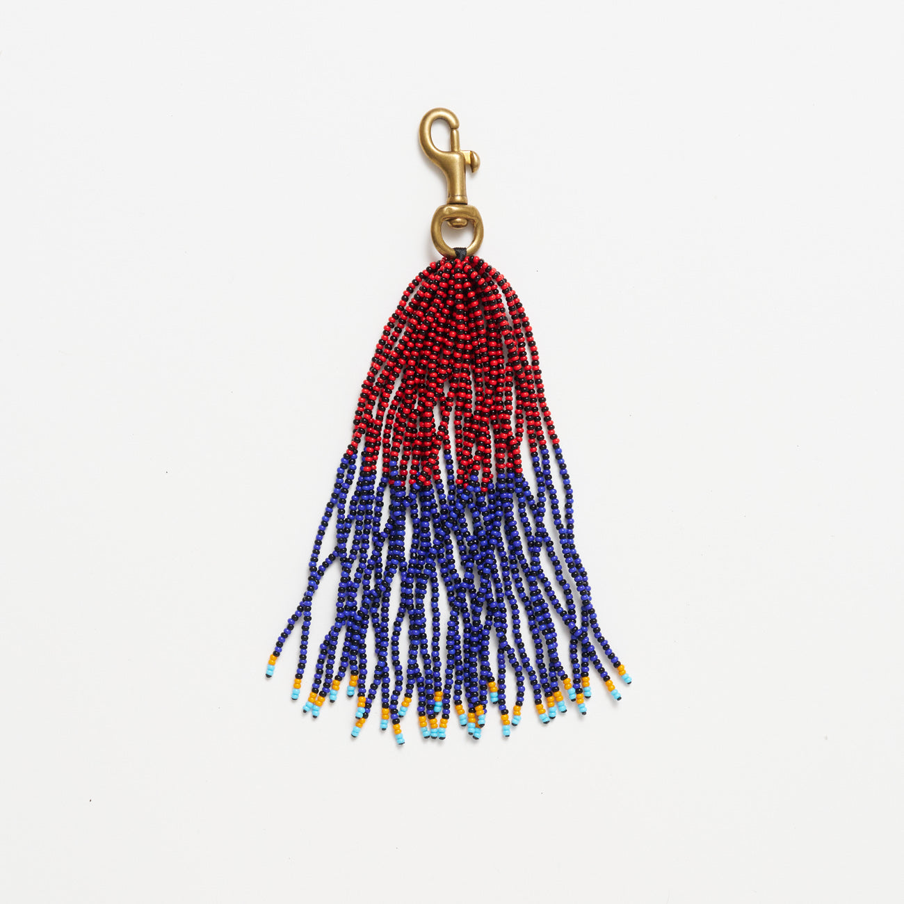 Tassel Clip - Cherry/Royal