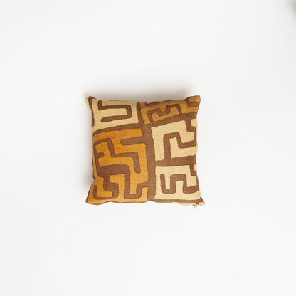 Kuba Throw Pillow -  Burnt Orange/Brown