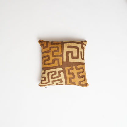 Kuba Throw Pillow -  Burnt Orange/Brown