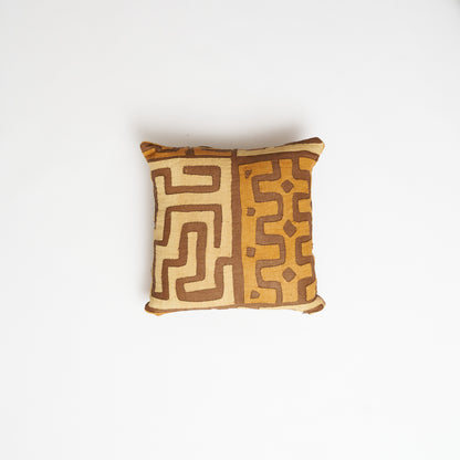 Kuba Throw Pillow -  Burnt Orange/Brown