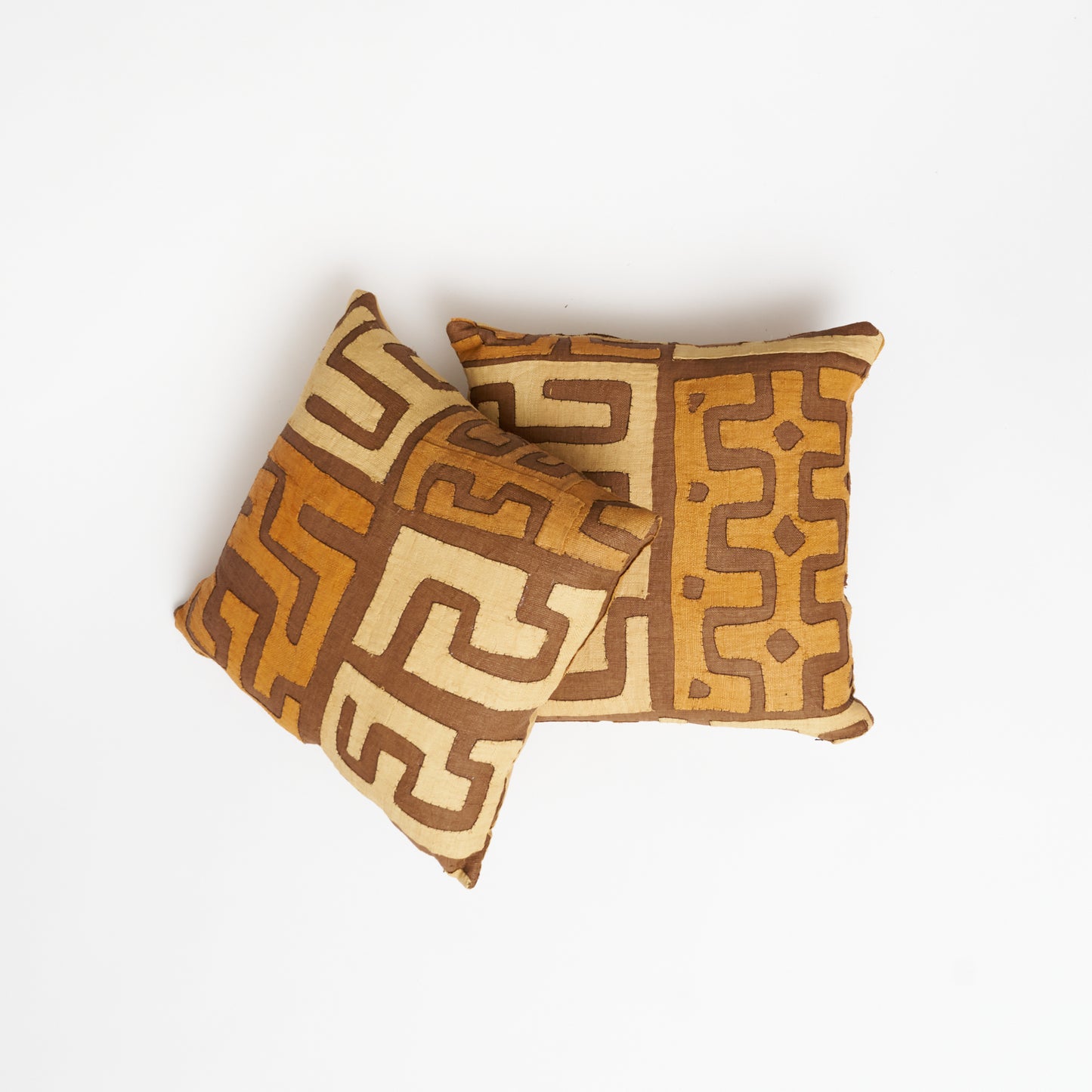 Kuba Throw Pillow -  Burnt Orange/Brown