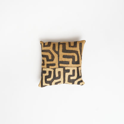 Kuba Throw Pillow -  Natural/Brown