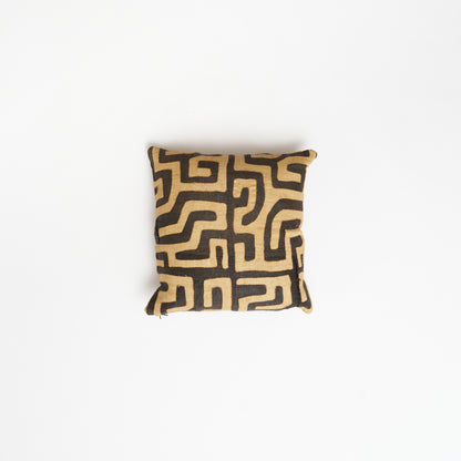 Kuba Throw Pillow -  Natural/Brown