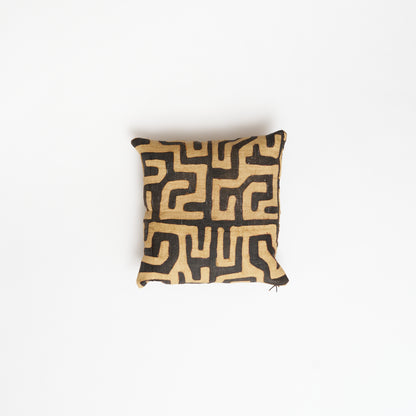 Kuba Throw Pillow -  Natural/Brown