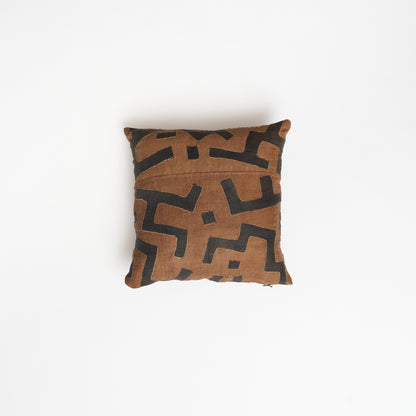 Kuba Throw Pillow -  Brown/Black