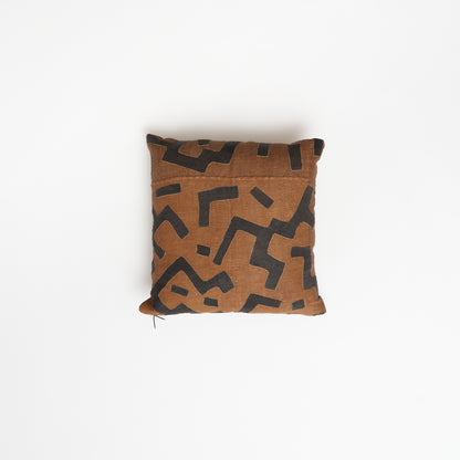 Kuba Throw Pillow -  Brown/Black