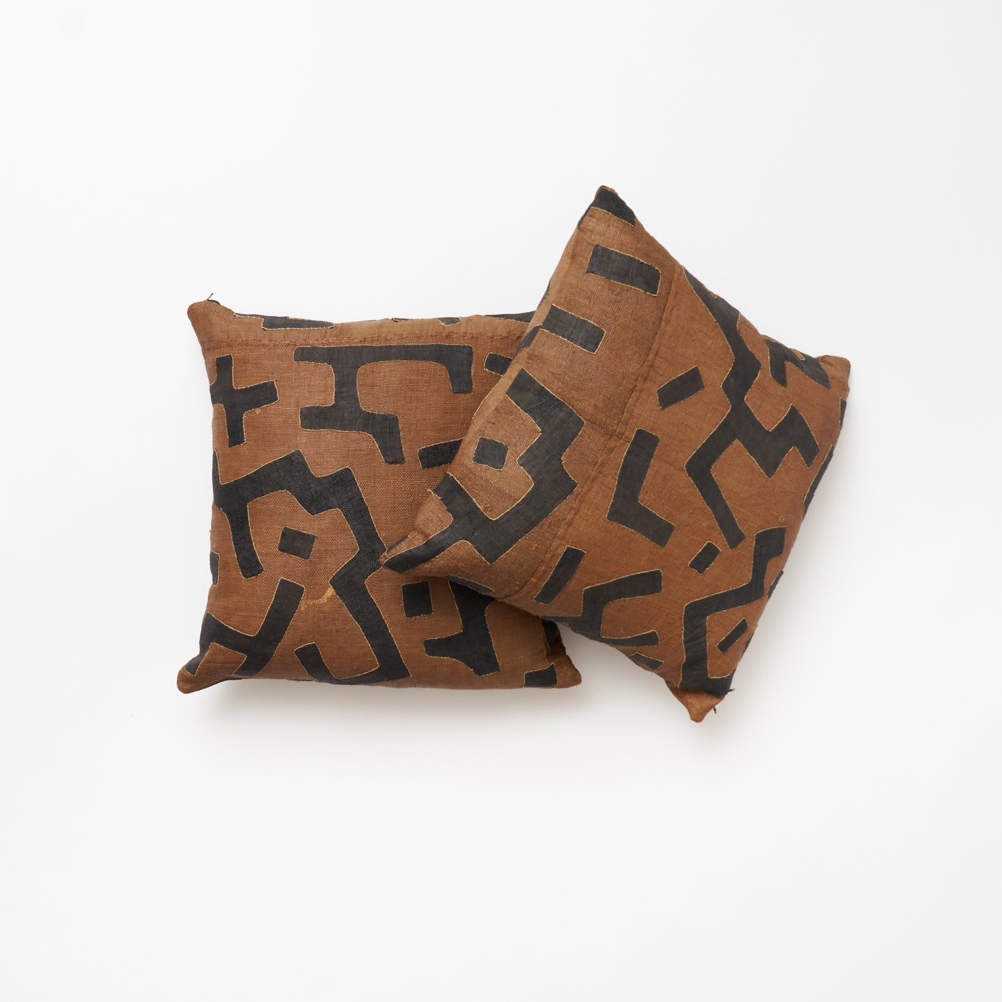 Kuba Throw Pillow -  Brown/Black