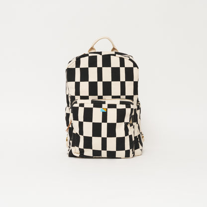 FINAL SALE: Backpack - Black Checker