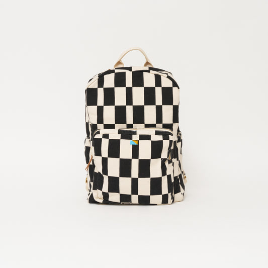 FINAL SALE: Backpack - Black Checker