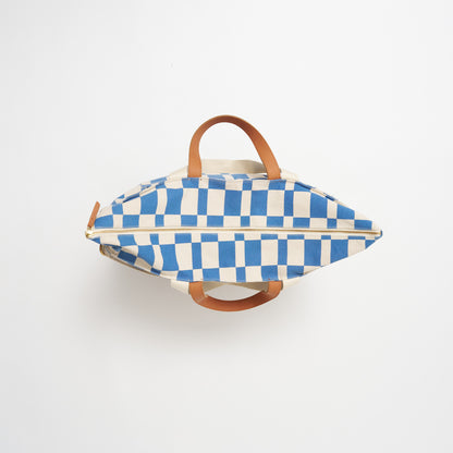 FINAL SALE: Carryall Bag - Chambray Checker