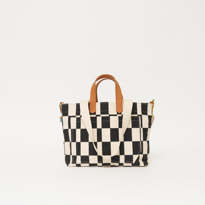 Commuter Bag - Black Checker