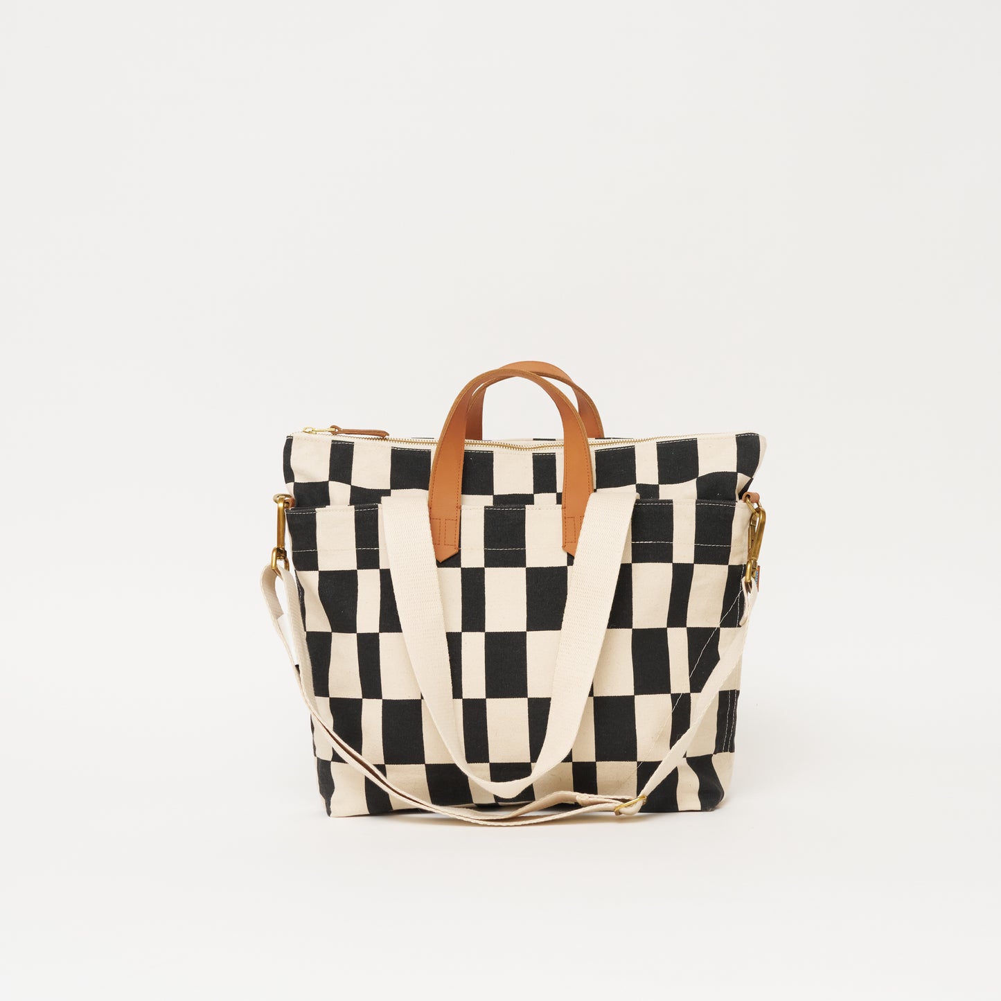 Commuter Bag - Black Checker