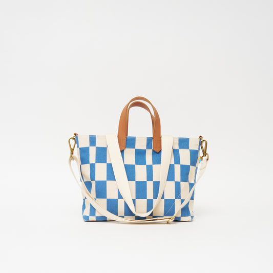 FINAL SALE: Commuter Bag - Chambray Checker