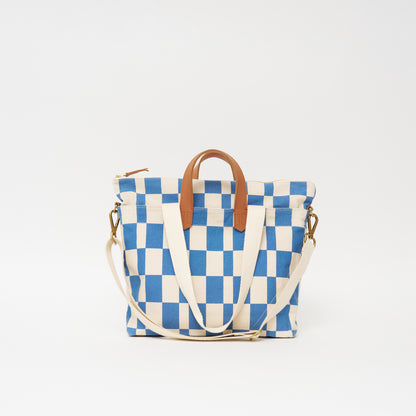 FINAL SALE: Commuter Bag - Chambray Checker