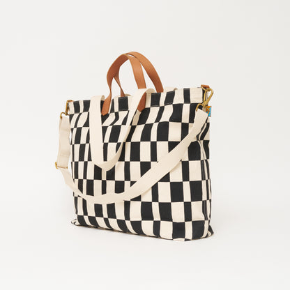 Getaway Bag - Black Checker