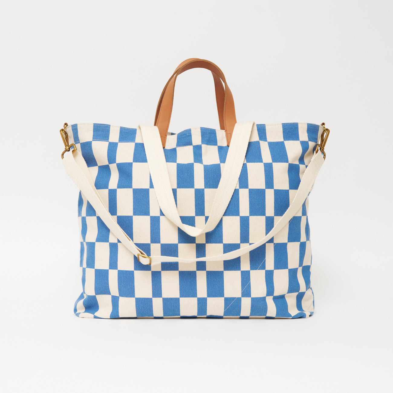 FINAL SALE: Getaway Bag - Chambray Checker