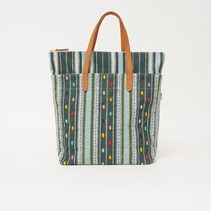 Go-To Tote - Beaded Bisa Stripe