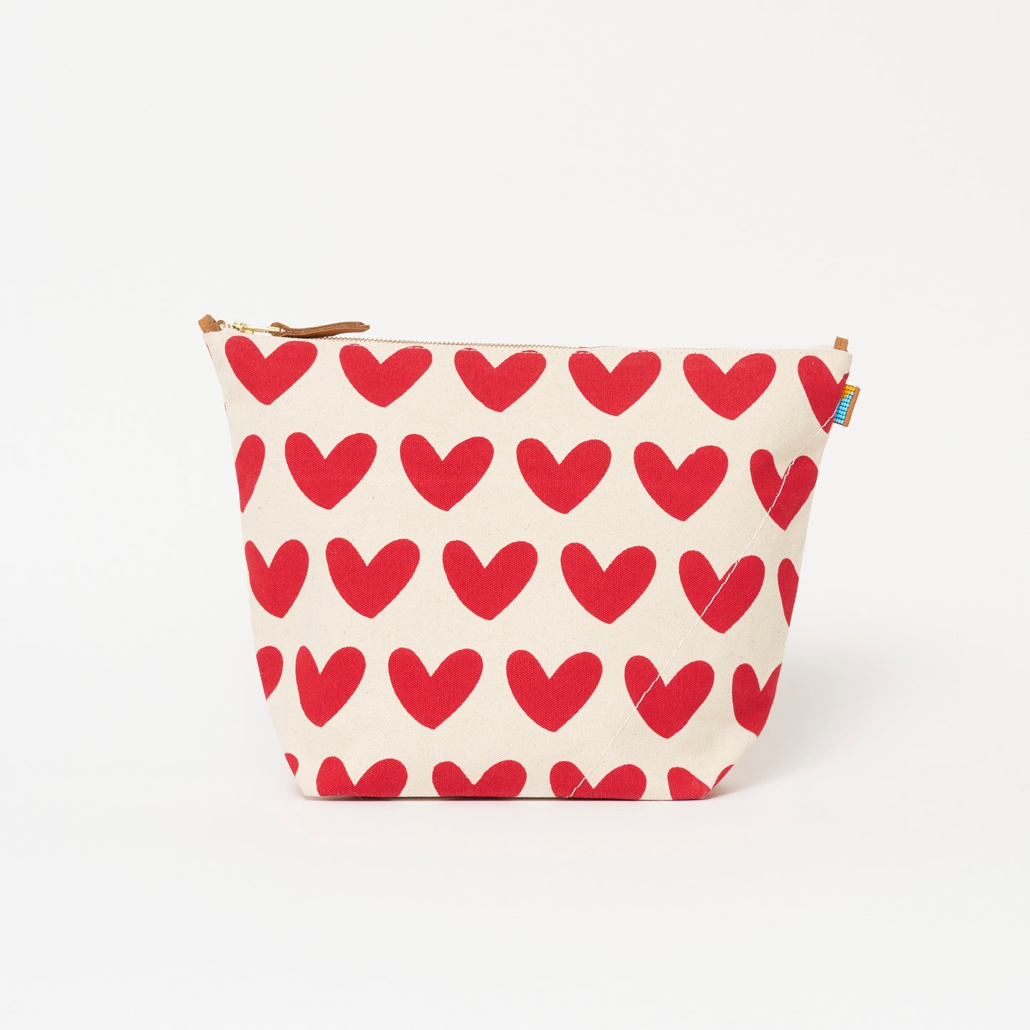 Jumbo Convertible Pouch - Lots of Love Red