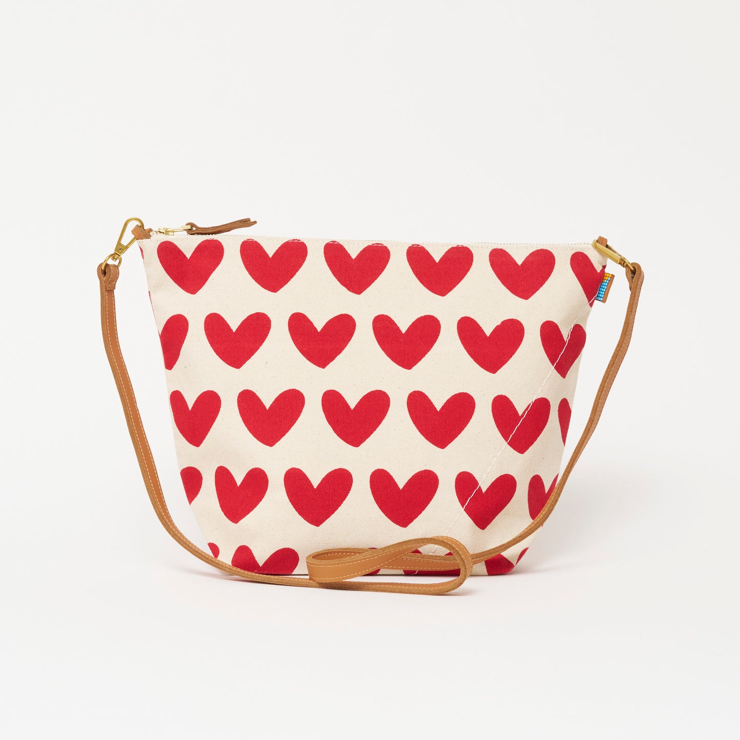 Jumbo Convertible Pouch - Lots of Love Red