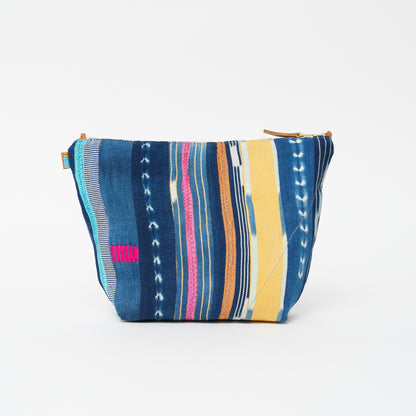 Jumbo Convertible Pouch - African Baule Cloth #02