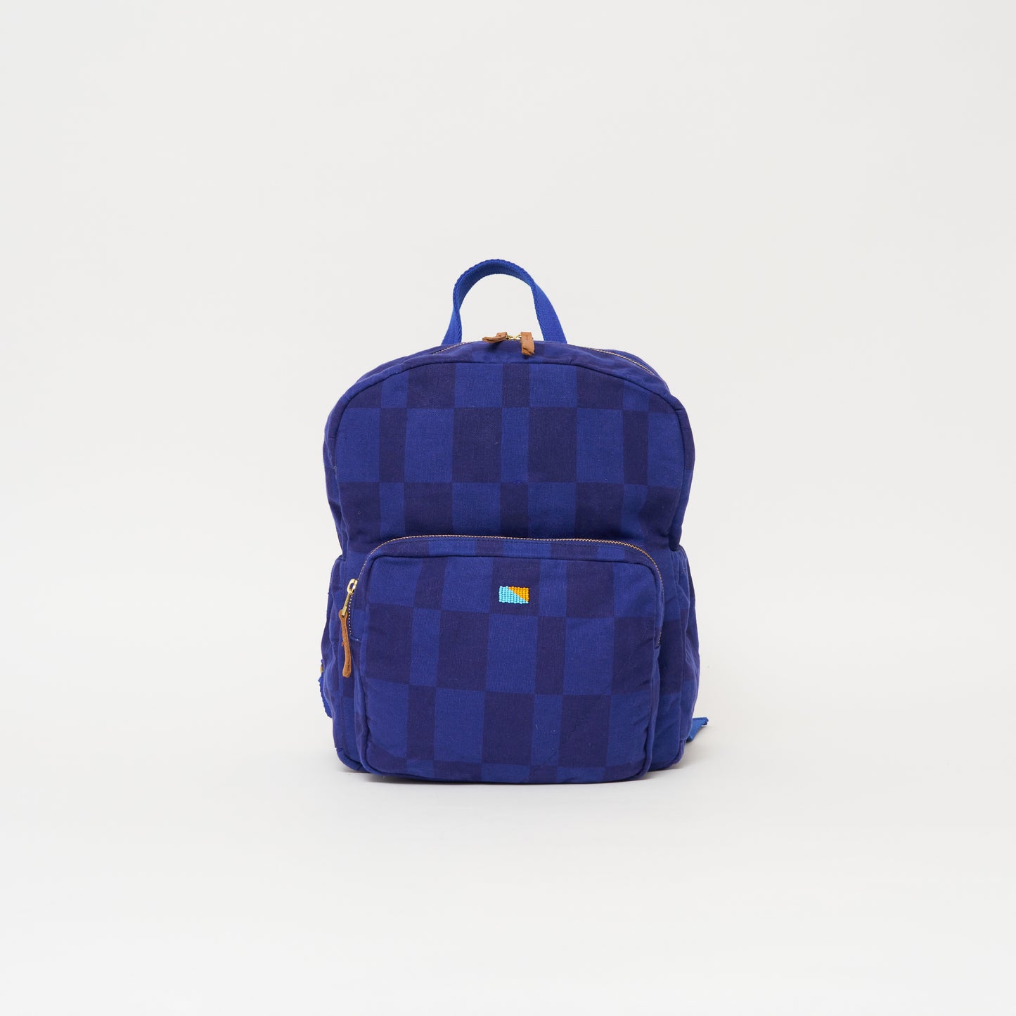 FINAL SALE: Kids' Backpack - Cobalt Checker