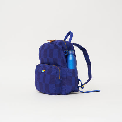 FINAL SALE: Kids' Backpack - Cobalt Checker