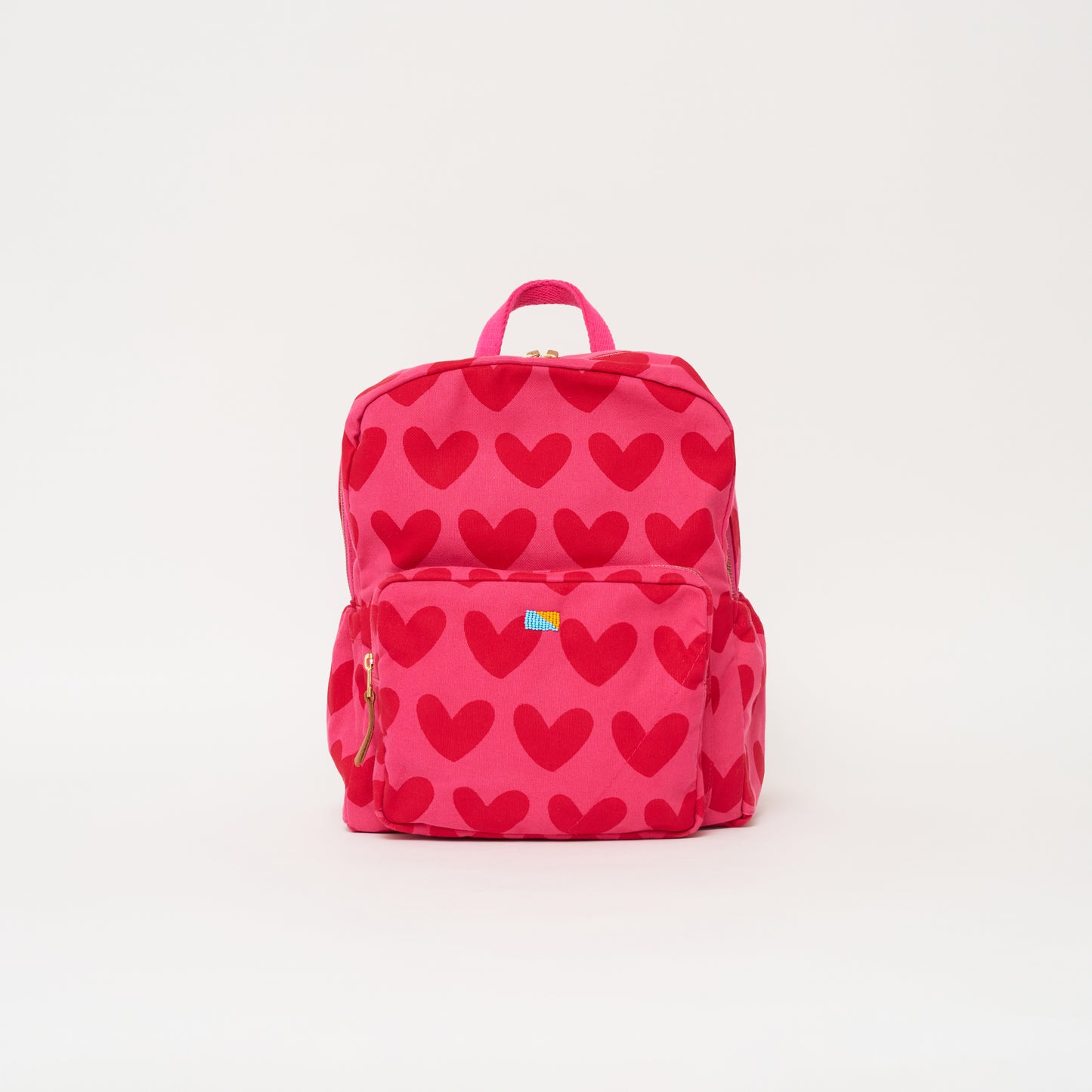 FINAL SALE: Kids' Backpack - Pink/Red Lots of LOVE