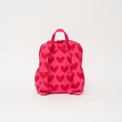 FINAL SALE: Kids' Backpack - Pink/Red Lots of LOVE