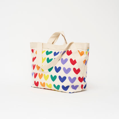 Karibu Tote - Large - Lots of Love Rainbow