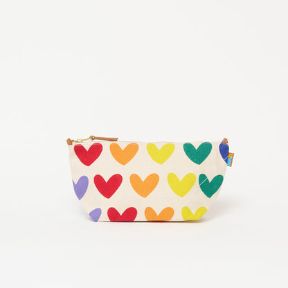 Large Convertible Pouch - Lots of Love Rainbow