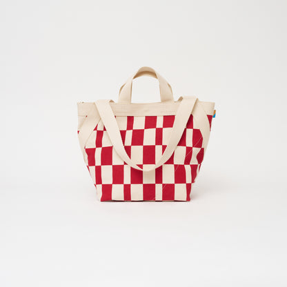 Karibu Tote - Medium - Cherry Checker