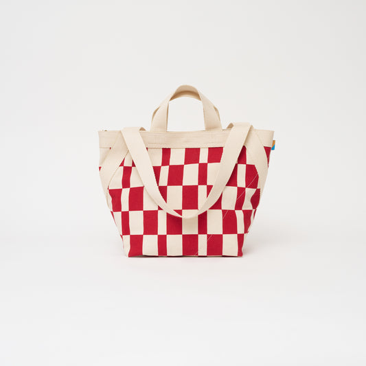 Karibu Tote - Medium - Cherry Checker