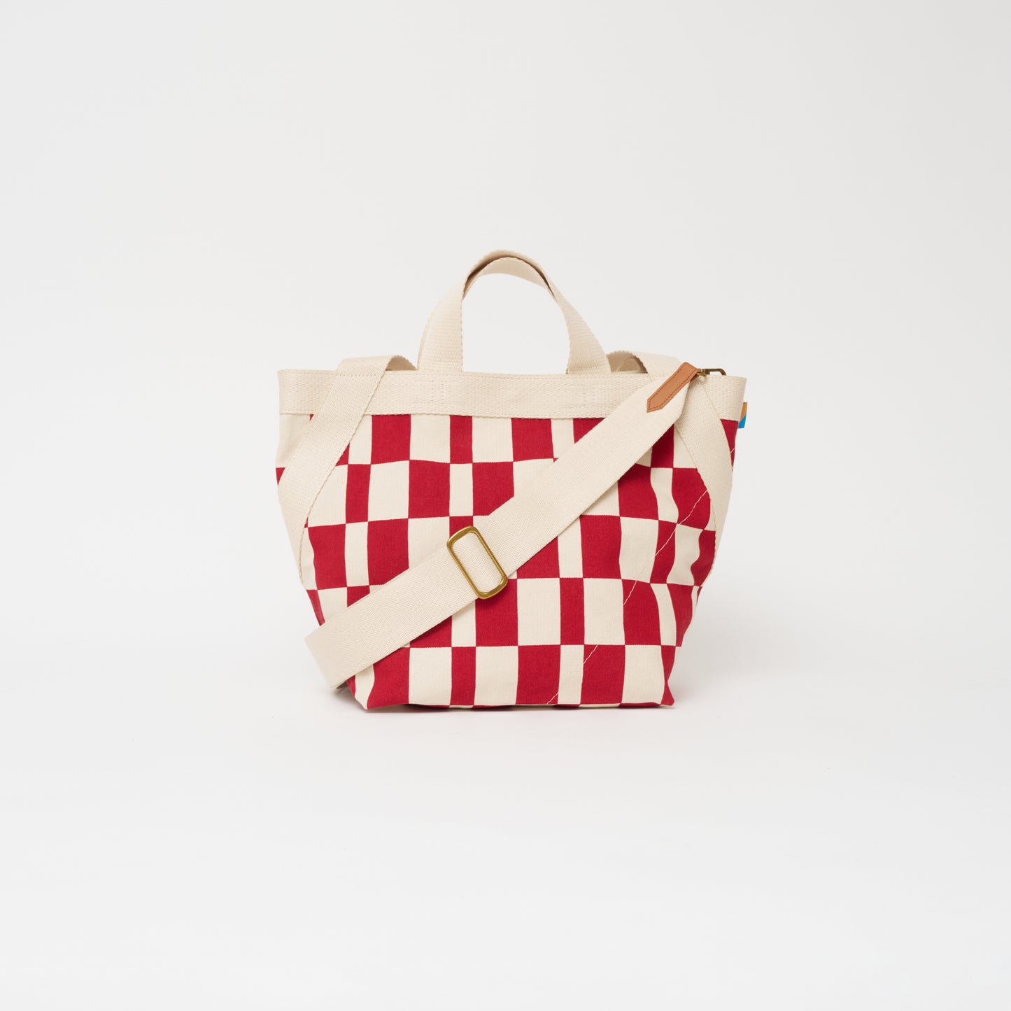 Karibu Tote - Medium - Cherry Checker