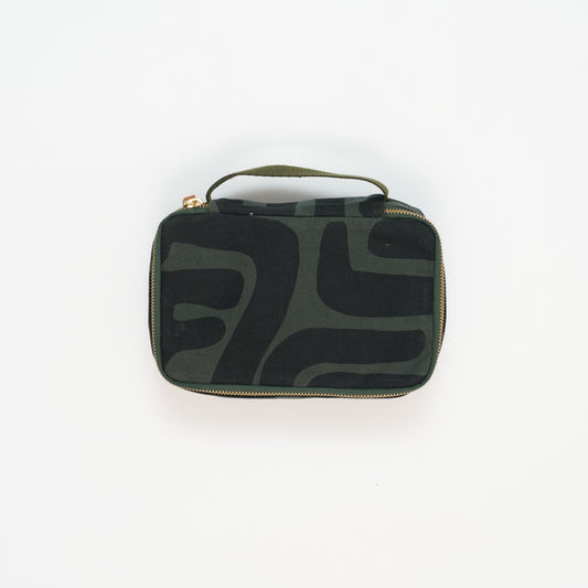 FINAL SALE: Rectangular Travel Pouch - Safari Kuba