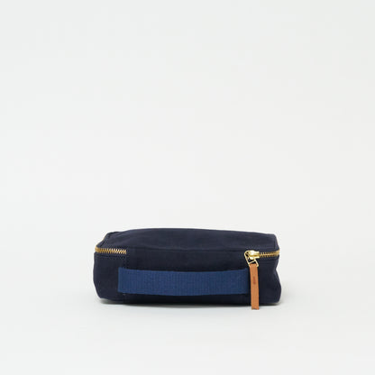 FINAL SALE: Rectangular Travel Pouch - Navy