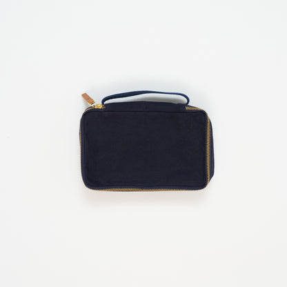 FINAL SALE: Rectangular Travel Pouch - Navy