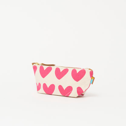 Small Pouch - Lots of Love Pink