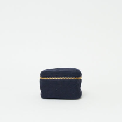 FINAL SALE: Square Travel Pouch - Navy