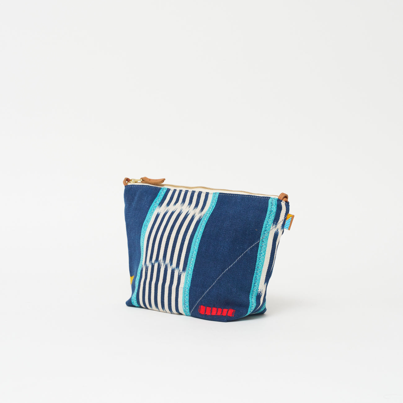 XLarge Convertible Pouch African Baule Cloth #01