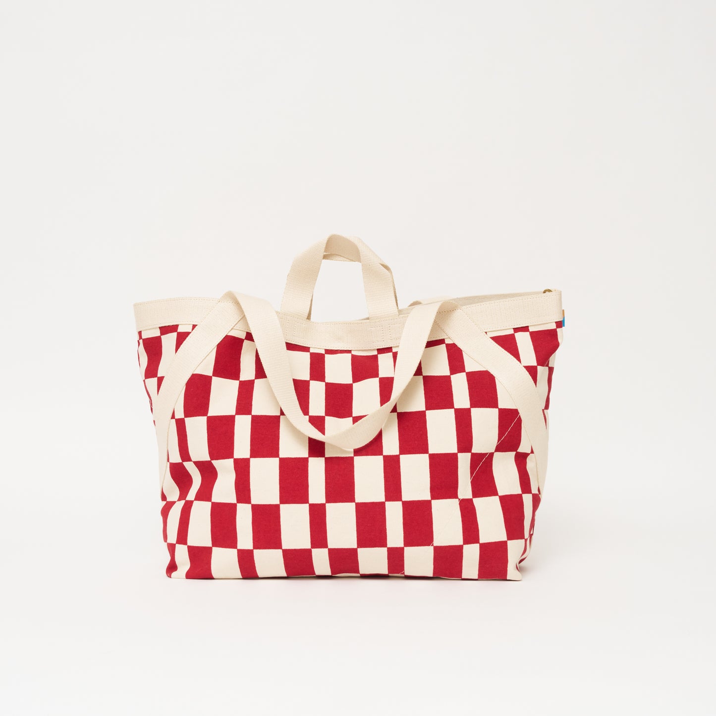 Karibu Tote - XLarge - Cherry Checker