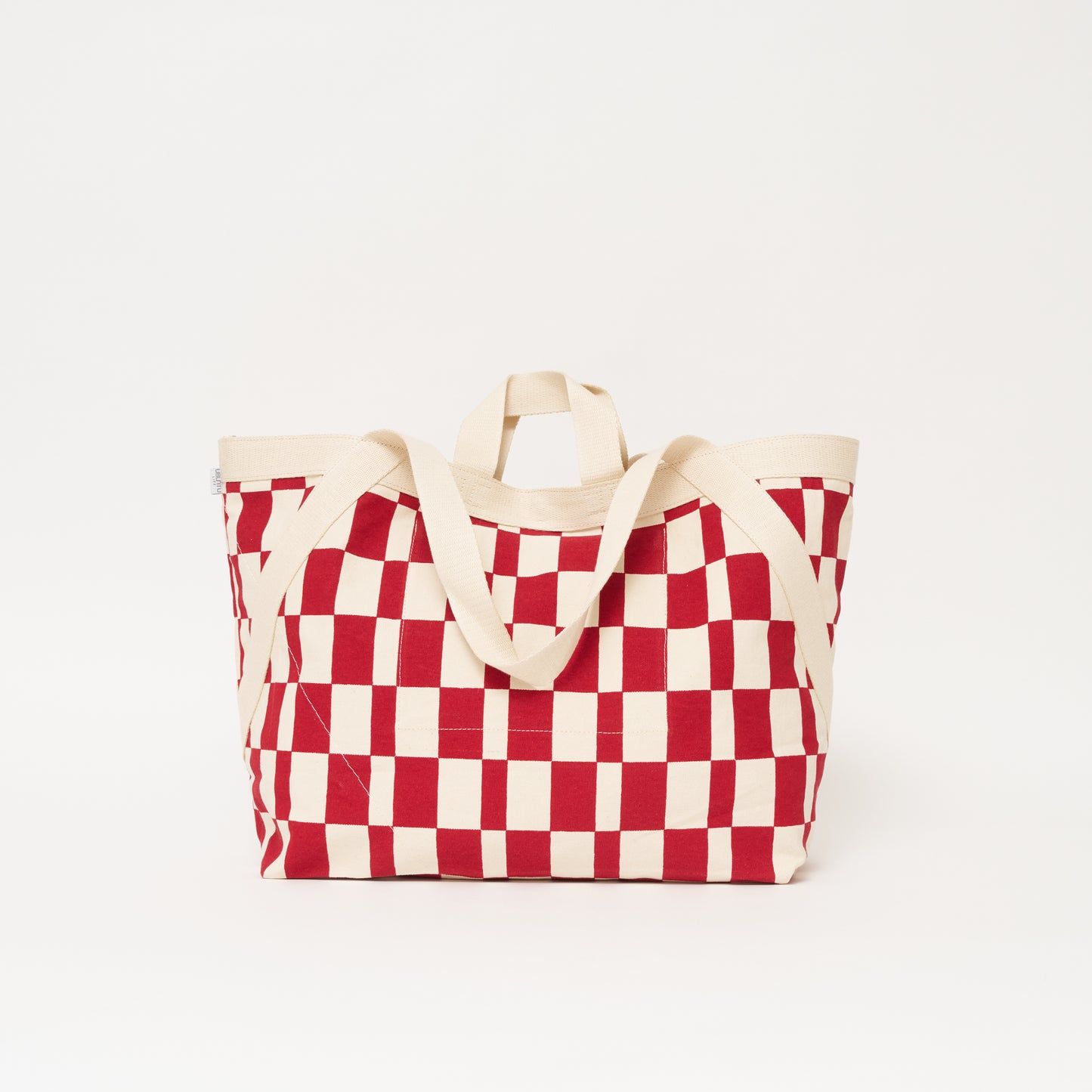 Karibu Tote - XLarge - Cherry Checker