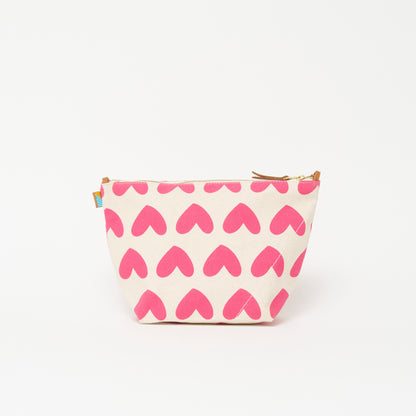 XLarge Convertible Pouch - Lots of Love Pink