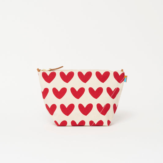 XLarge Convertible Pouch - Lots of Love Red